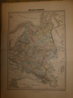 Carte Issue Atlas Illustré 1863 Rusie D'europe  Migeon