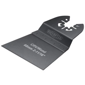 Faithfull M0010026 X 5 Multifonction Outil Crv Flush Coupe Bois Lame 68mm Pk 5 - Picture 1 of 1