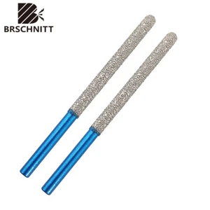 Broca de dedo de diamante 2 piezas 7,2 mm para ladrillos de piedra limpieza mortero mango redondo - Imagen 1 de 8