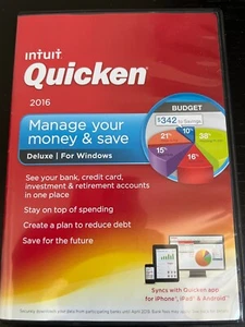 Intuit Quicken 2016 Deluxe for Windows Vista SP1/7/8/8.1 - Picture 1 of 3