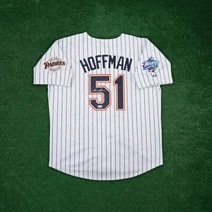 Trevor Hoffman signed 1998 San Diego Padres Home White World Series Jersey BAS - Picture 1 of 8