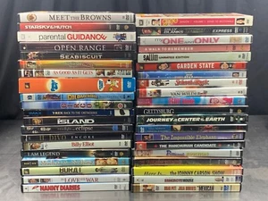 Lots of 40 Used DVDs Assorted Genre Movies TV Shows 40-Bulk DVD Lot - Picture 1 of 3