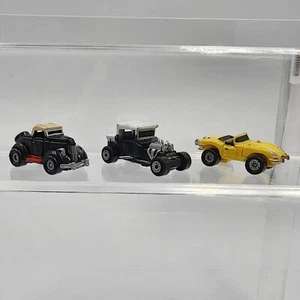 Micro Machines Jaguar T Bucket Roadmaster Opening Doors Lot Of 3 Preowned  - Picture 1 of 5