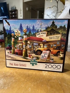 Buffalo Games 2000 Teile Puzzle "PINE ROAD SERVICE" 38,5" x 26,5" #92000 - Bild 1 von 3