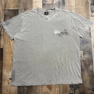 Vintage Stussy Logo T-Shirt Double Sided Thrashed Usa Made Extra Large 90’s - Bild 1 von 10