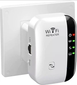 Wifi Extender Repeater Wireless Router Range Network Signal Booster UK - Picture 1 of 3
