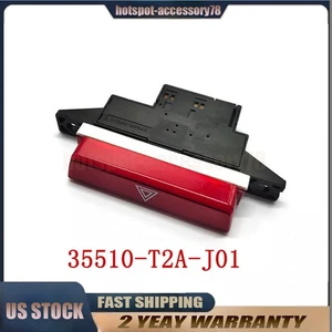 Red Hazard Light Switch 35510-T2A-J01 Fits Honda Accord 2013 2014 2015 2016 2017 - Picture 1 of 15