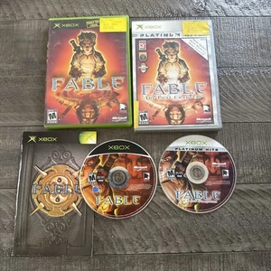 Fable & Fable: The Lost Chapters (Original Xbox) Platinum Case Disc Only Read - Picture 1 of 5