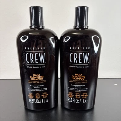 AMERICAN CREW DAILY CLEANSING SHAMPOO FOR MEN 33.8oz/1L 2-PACK - Image 1 of 4
