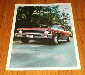 Original 1969 Acadian Full Line Sales Brochure Catalog SS 350 Coupe Pontiac - Picture 1 of 2