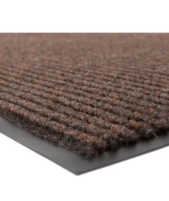 109 Notrax Brush Step Carpeted Entrance Mat for Home or Office, 4' X 6', Brown, - Imagem 1 de 3