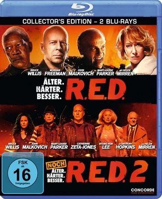R.E.D. - Älter. Härter. Besser / R.E.D. 2 (Blu-ray) - Image 1 of 4