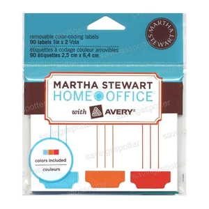 Martha Stewart Home Office mit Avery 72447 Farbcodierung Etikettenblock 1 x 2-1/2 90 - Bild 1 von 3