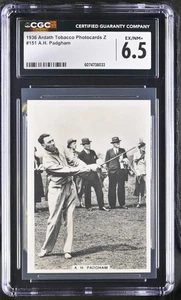ALF A. H. PADGHAM 1936 Ardath Photocards Z #151 GOLF CGC 6.5 EX-NM + - Picture 1 of 2