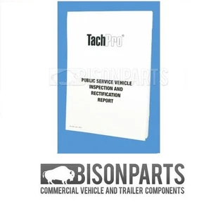 *BUS PSV Public Service Vehicle Inspection Maintenance Pad (100 PAGES) 100211 - Picture 1 of 2