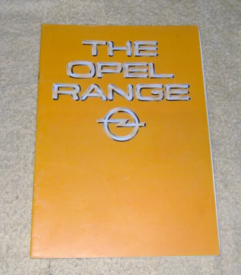 Opel car range September 1980, Kadett , Ascona & Manta B, Rekord, Senator, Monza - Image 1 of 4