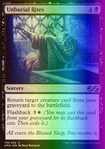 MTG Magic the Gathering Unburial Rites (119/271) Ultimate Masters LP ...
