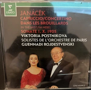 Janacek: Capriccio; Concertino; Dans les Brouillards Erato CD Postnikova RARE NM - Picture 1 of 2