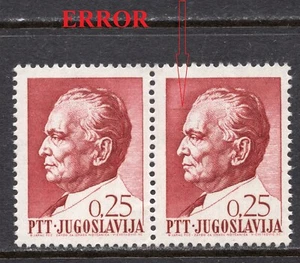 048 - YUGOSLAVIA 1967 - Tito- ERROR - MNH - Picture 1 of 2