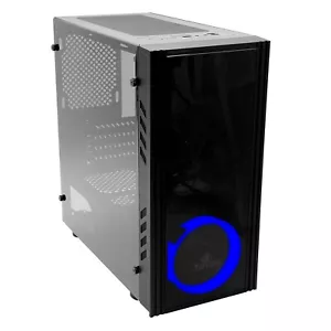 YEYIAN Kalt Gaming PC Case, Mini Tower Micro/Mini ATX, Tempered Front Glass - Picture 1 of 5