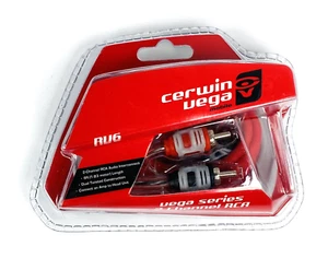 Cerwin Vega RV46 - RCA Cable 6 ft. 2-Channel Dual Twisted Dual Molded Ends - Picture 1 of 3