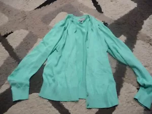 Banana Republic Womens Cardigan Sweater Large Green - Picture 1 of 2