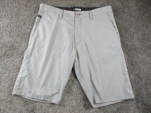 Ripcurl Casual/Walk Shorts 32 W34 Pockets Grey Striped Pockets - Picture 1 of 10