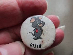 PIN INSIGNIA BOTÓN USADO VINTAGE PIXIE & DIXIE HANNA BARBERA RATÓN RETRO DIBUJOS ANIMADOS UK - Imagen 1 de 4