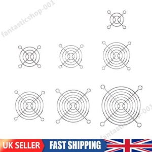 Computer Case Cooling Fan Grill Finger Guard Protection Cover for Desktop 5 Pack - Afbeelding 1 van 33