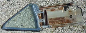1965 65 1966 66 Ford Mustang Rear Quarter Panel Window Glass w/ Track RH OEM - Picture 1 of 12