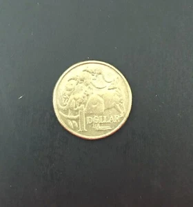 2014 Australian One (1) Dollar Coin, Mob Of Roos, Low Mintage - Picture 1 of 2