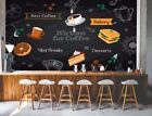 3D Coffee Sandwich B5096 Business Wallpaper Wall Mural Self-adhesive Commerce