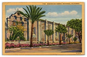 Postal Mission San Gabriel Arcángel California Los Ángeles CA - Imagen 1 de 2