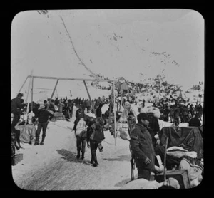Gold Rush Golden Stair And Pedersons Trail At Chilkoot Pass Alaska Lantern Slide - Imagen 1 de 3
