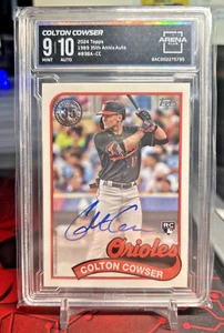 2024 TOPPS COLTON COWSER RC AUTO 1989 35TH ANNIVERSARY #89BA-CC RC ORIOLES MINT - Picture 1 of 2