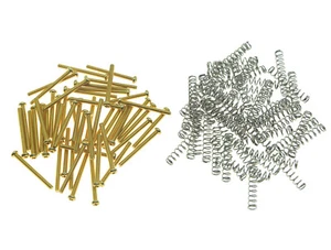 50x Imperial Humbucker Pickup Height Screws Springs for Gibson/EMG/Dimarzio - Picture 1 of 18