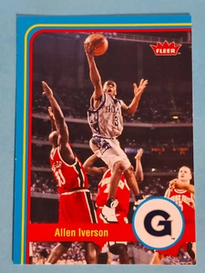 2012-13 Fleer Retro Allen Iverson Georgetown Hoyas #7 - Picture 1 of 2