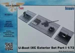 MW22 CMK N72013 U-BOOT IX EXTERIOR SET PART I, FOR REVELL KIT 1/72 - Bild 1 von 1