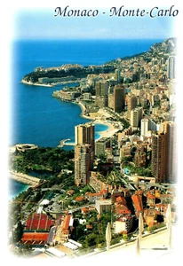 Aerial View Monte-Carlo,  Monaco Postcard - Picture 1 of 2
