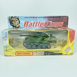 Matchbox Battlekings K-107 155mm S.P. Howitzer, w/ Original Box - MIB - Picture 1 of 7