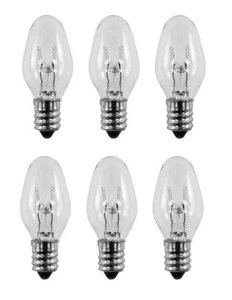 Highest Quality (6 Pack) 15 Watt NIGHT LIGHT Bulb Fits Plug-In Scentsy Warmer - Picture 1 of 1