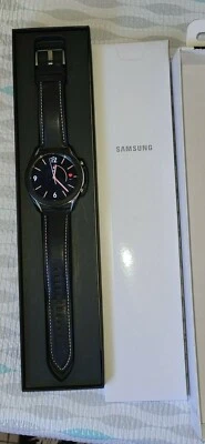 Samsung Galaxy Watch3 4g LTE  unlocked Stainless Steel Case with Leather Strap  - Image 1 of 4