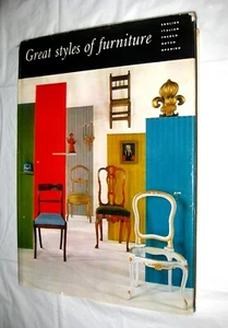 Great Styles of Furniture: English Italian French Dutch Spanish (1963 HC) 1st Ed - Picture 1 of 7