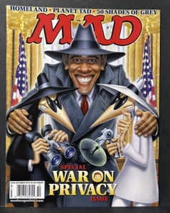 Mad Magazine - #523 - Barack Obama Special War on Privacy Issue - 2013 - F/VF - Picture 1 of 2