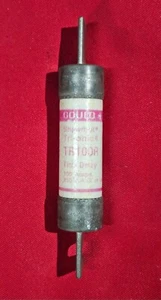GOULD SHAWMUT TR100R Tri-onic 100A, 250 VAC Time Delay Fuse - NEW Tested - Picture 1 of 3