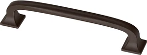Lombard (5-Pack) Cabinet Handles 4' Hole Center Deep Bronze Kitchen Drawer Pulls - Picture 1 of 12