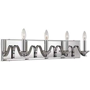 Trans Globe 20504 PC Lighting 4-Light Polished Chrome Bath Light - Picture 1 of 1