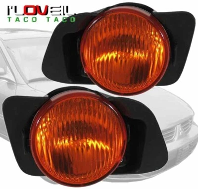 99-01 Mitsubishi Galant Depo Driving Front Bumper Fog Lights Amber Lens Lh+Rh Foto 1 de 4