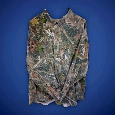 Redhead Silent-Hide Men's 4XL Long Sleeve Button Down Camouflage Shirt - Image 1 of 4