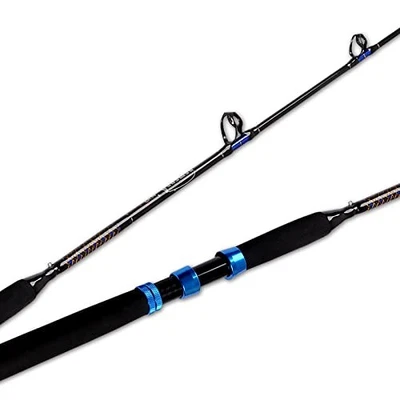  1-Piece Conventional Boat Rod Saltwater Offshore Graphite Spinning Fishing  - Image 1 of 4